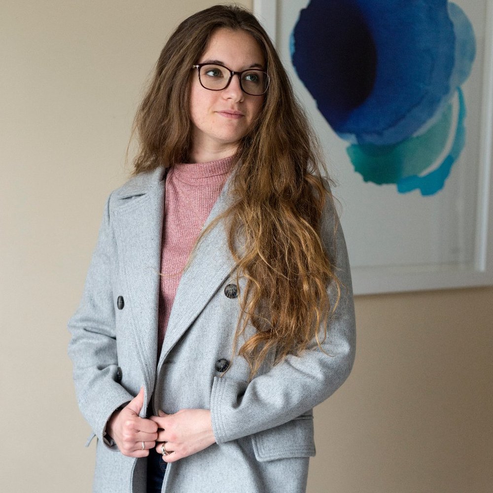 Banana Republic Grey Wool Coat